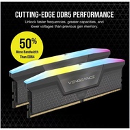 CORSAIR MEMORY RAM VENGEANCE RGB 32GB (2x16GB) DDR5 5200MHz - CMH32GX5M2B-5200Z40