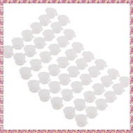 [W Y D H] 8 Strips/48 Pots 3Ml Empty Paint Strips Paint Cup Pots Plastic for Classrooms Schools Pain