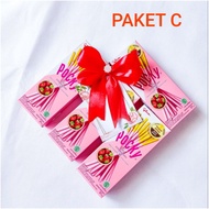 BUKET POCKY LOVE / BUKET LOVE / SNACK LOVE / POCKY BENTUK LOVE / PAKET HADIAH COKLAT