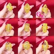 GW Korean Accessories Jewellery Ready Stock Wanita Emas Korea Cop 916 50 Designs Options/NEW Ring Pe