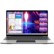 jumper Laptop, 12GB LPDDR4 RAM, 512GB SSD ROM, 14 Inch 1080p FHD IPS Screen, Windows 11 Laptops Comp