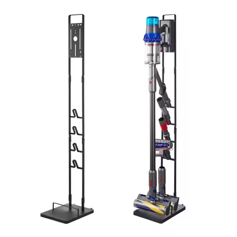 VEVOR Vacuum Stand Compatible With Dyson Stable Vacuum Stand Holder with Wheels for Dyson Cordless U