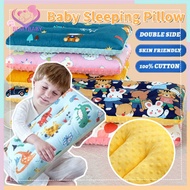 Baby Cotton Pillow Toddler Massage Beans Velvet Double Side Anti-flat Head Correction Sleep Pillow