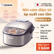Nồi Cơm Điện Áp Suất Cao Tần Zojirushi NP-HRQ10-XT 1L/ 1.8L Cơm Dẻo Ngon Hàng Nhật Bảo Hành 3 Năm