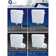 Qone Plastic Cistern 6 Litres High Level Cistern Lever Handle Cistern Push Button Cistern