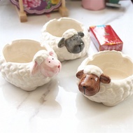 ZZGood-looking Bedroom Room Modern Creative Cute Cartoon Ashtray Lamb Ashtray WQ08