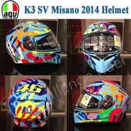 Helm AGV Full Face AGV K3SV Misano 2014 Misano Hand Helm Agv Helm