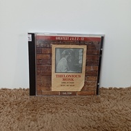 #F183-48 CD TERPAKAI. [THELONIOUS MONK] USED CD. #F183-48