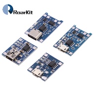 5PCS 5V 1A Micro USB 18650 type-c Lithium Battery Charging Board Charger Module+Protection Dual Func