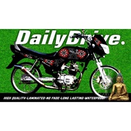 kawasaki Bajaj Ct 100/125 Decal Stickers  Sun Concept Design