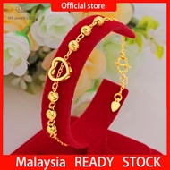 【100% Original】gold 916 Original Malaysia 916 Gold Chain Original Pendant Gold 916 Emas Korea Cop 91