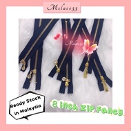 Zipper metal/ Zip fancy/ Zip Besi/ Gold Metal Zip