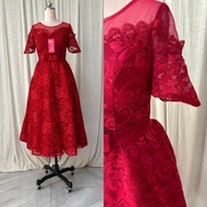 Red Little Dress Birthday Party Year End Celebration Performance 29 Yuan One Two Pieces Elegant Wome