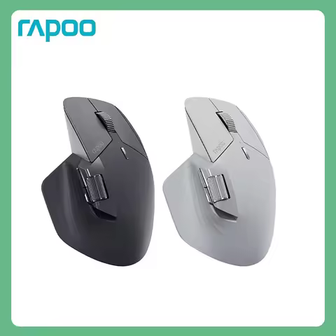 Rapoo MT760/MT760L/MT760Mini/MT760M Rechargeable Multi-mode Bluetooth Wireless Mouse Ergonomic 4000 