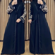 Abaya Turkey Embroidery 874
