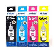 EPSON T664 REFILL INK B K C Y M L110 L120 L121 L210 L360 L310 L365 L310 L200 INKET PRINTER 70ml