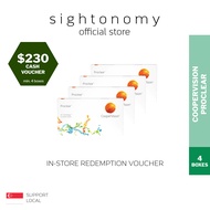 [sightonomy]  $230 Voucher For 4 Boxes of CooperVision Proclear Monthly Disposable Contact Lenses