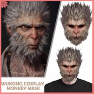 Black Myth: Wukong 3D Cosplay Monkey King Mask Headgear Halloween Party Props Wigs & Masks