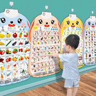 Kids Learning Wall Chart Bilingual Learning English Chinese Numbers for Baby Kids ABC Poster Educati