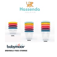 Babymoov babybols food storage/ baby food container 120ml, 180ml, 250ml