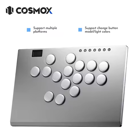 Haute42- COSMOX Leverless Controller Fighting Hitbox Gaming Joystick For PC/ PS3/ PS4/ PS5 / Steam S