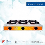 Stainless Steel Commercial 4,6 Burner Stove (Square)