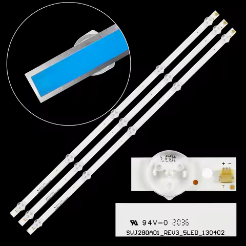 NEW LED Backlight strip For SVJ280A01_REV3_5LED_130402 28C2000B H280B7100C H-LED28V22 28DCG200013 RL