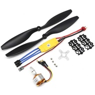 A2208 2208 1100Kv/1400Kv/2600Kv 2-3S Brushless Motor+30A Esc+1045 Propeller For RC F450 F550