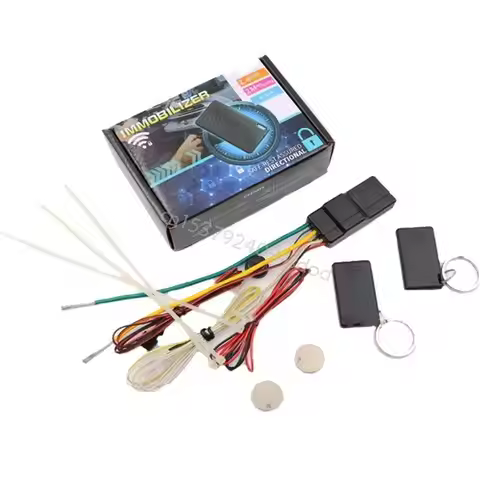 Wireless Immobilizer Alarm Engine Lock Anti-theft Auto Device 2.4G RFID- D7WD
