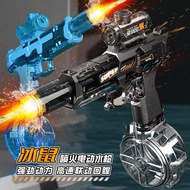 Fire Light Little Ice Mouse Electric Water Gun High-Speed Burst Linkage Pulse Water Gun Children Wat