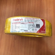Dây cáp điện đơn CADIVI 1.5 - 2.5 - 4.0 - 6.0 có cắt lẻ