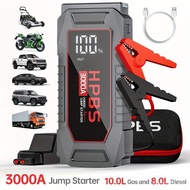 Jump Starter Battery Pack With Power Bank, 12V Battery Booster Charger For 2.64gal Gas And 2.11gal D