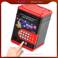 MagiDeal Coins Can with Fingerprint Password Protection Atm Box Kids ATM Machine for