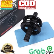 AB WHEEL/AB ROLLER DOUBLE WHEEL/ SIT UP EQUIPMENT GYM EQUIPMENT 1601 BONUS MATTRESS