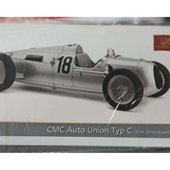 CMC 1: 18 Audi typ C auto union 1936-1937 Retro Car Alloy Car Model No. 18 Brand New
