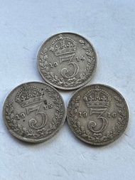 英國喬治五世三便士銀幣
