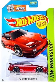 Hot Wheels 2015 HW Workshop '96 Nissan 180SX Type X 205/250, Red