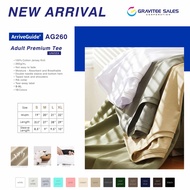 ARRIVE GUIDE (AG260) Adult Premium T-shirt (100% Cotton)