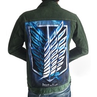 Denim Jacket ANIME ATTACK ON TITAN SURVEY CORP