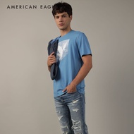 American Eagle 24/7 Good Vibes Graphic T-Shirt เสื้อยืด ผู้ชาย กราฟฟิค (EMTS 017-3298-417)