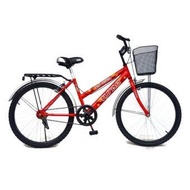 Turbo Bicycle จักรยาน รุ่น 24" Excel สีแดง