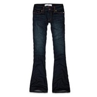 【 A&amp;F Style 全新真品】 Abercrombie &amp; Fitch  女生款 牛仔褲 Flare Jeans 