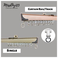 Aluminum Single Track Rail (Curtain Track/Single Track) Quality &amp; (5Colors) Iron Railing