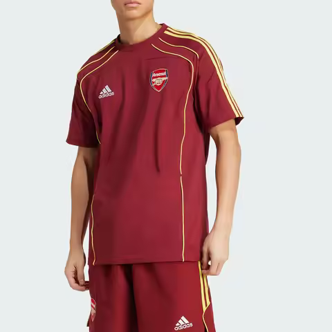 Adidas Official Genuine 2025 Summer Men's Football Casual Sportswear Short Sleeve JN1964