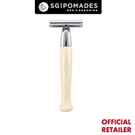 Edwin Jagger - Diffusion 72 Range - Imitation Ivory & Chrome Double Edge Safety Razor