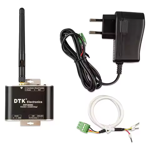RS485 To ZigBee Wireless Module 1.6km Transmission CC2630 Chip CC2530 DRF2659C DRF2658C