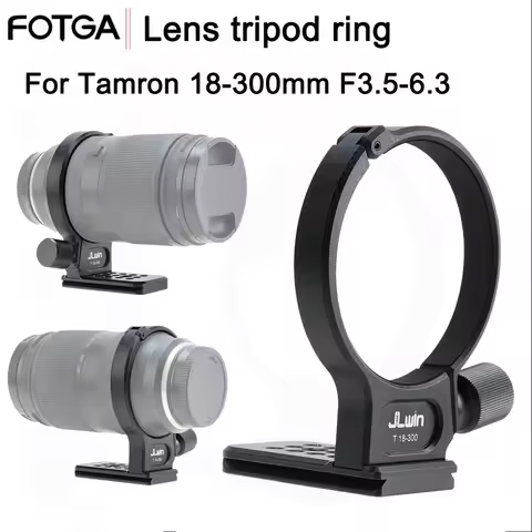 FOTGA Tripod Rings For Tamron 18-300mm F3.5-6.3 Lens Tripod Mount Ring Quick Release Tripod Collar C