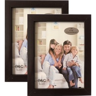 Photo Frame Size 6R - (2pcs) Dark Chocolate