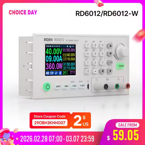 RD RU RIDEN RD6012 RD6012W 60V 12A DC DC Step down Voltage Model
