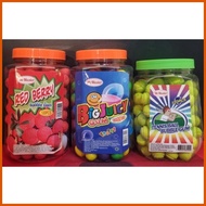 → ❉ ⊕ Crunchy egg gum, Tennis Ball Gum, Red Berry Gum , Big Juicy bubble gum 120 pcs candy vending